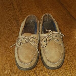Sperry Tan Boat Shoes Classic Moccasin Style -Size: 10 1/2